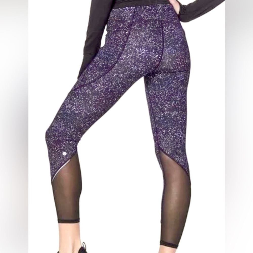 Lululemon 7/8 Gait Keeper Leggings Crystalline Purple Size 4‎
